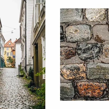 Dinbnb L 400m To Bryggen L Luxury L Bergenhouse L Fireplace ברגן